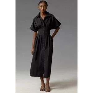 Anthropologie Black Tobi Maxi Dress by Exquise